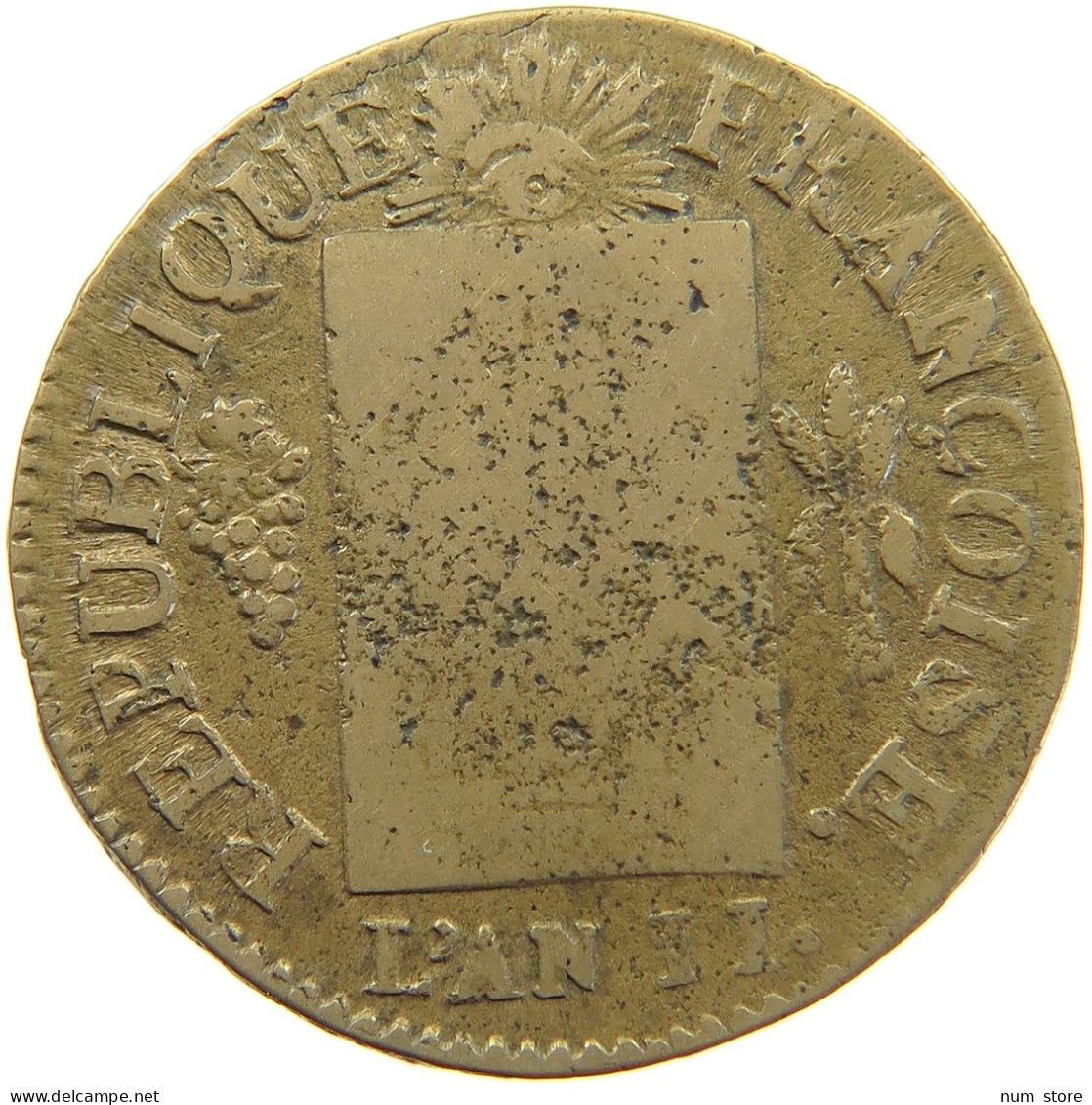 FRANCE SOL 1793 W  #c057 0097 - 1792-1804 Prima Repubblica