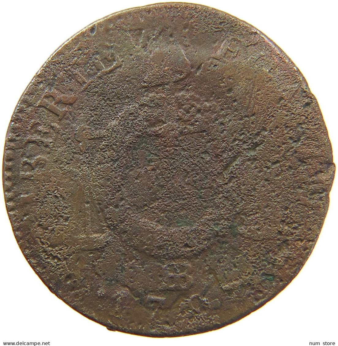 FRANCE SOL 1793 BB  #c033 0297 - 1792-1804 Prima Repubblica