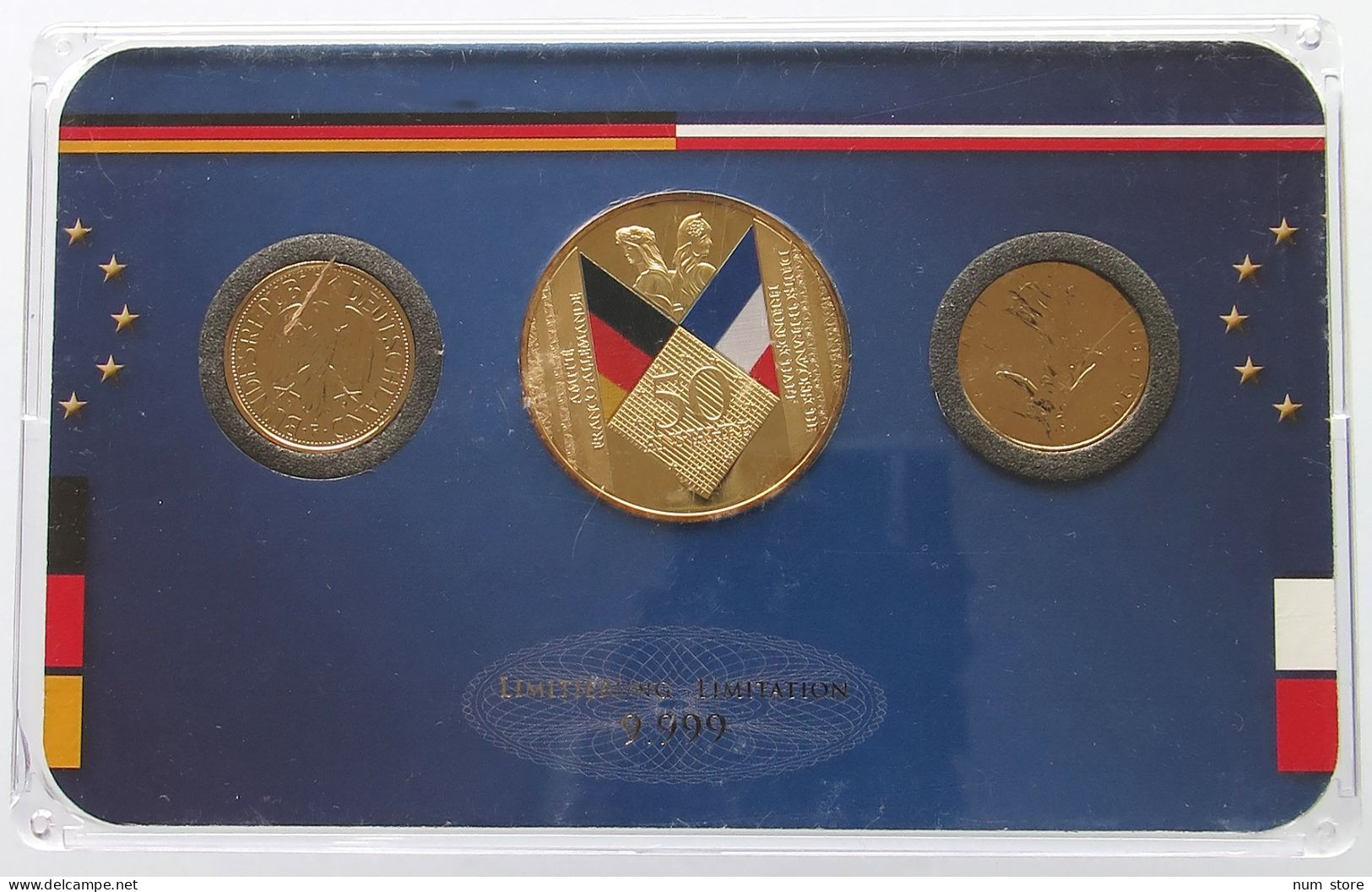 FRANCE SET  SET PROOF MEDAL 50 YEARS OF ELYSSE TREATY #bs17 0101 - Other & Unclassified