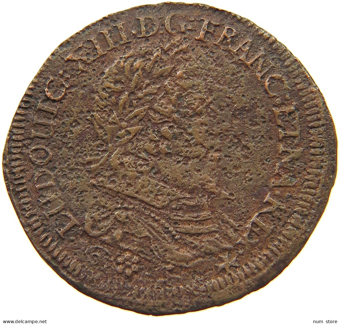 FRANCE RECHENPFENNIG  LOUIS XIII. (1610–1643) WOLF LAUFER #s080 0791 - 1610-1643 Louis XIII Le Juste