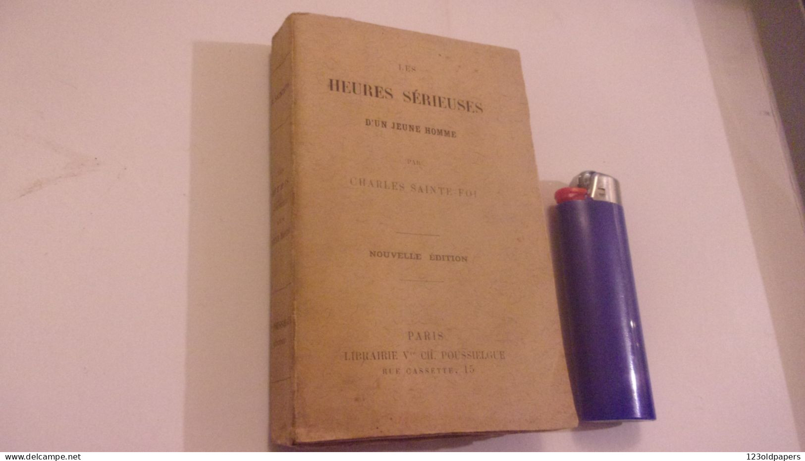 RELIGION   LES HEURES SERIEUSES D'UN JEUNE 1905 - CHARLES SAINTE-FOI MORT A BEAUFORT MAINE ET LOIRE - 1901-1940