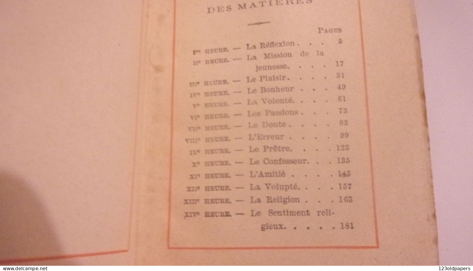 RELIGION   LES HEURES SERIEUSES D'UN JEUNE 1905 - CHARLES SAINTE-FOI MORT A BEAUFORT MAINE ET LOIRE - 1901-1940