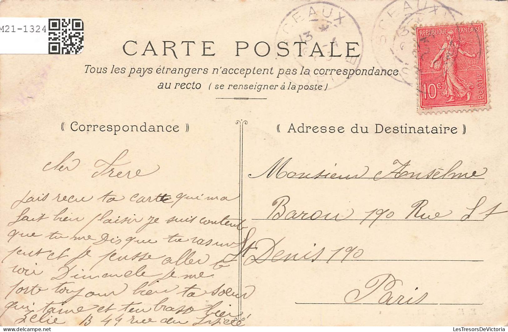 FRANCE - Antony - Robinson - Un âne Récalcitrant - Carte Postale Ancienne - Antony