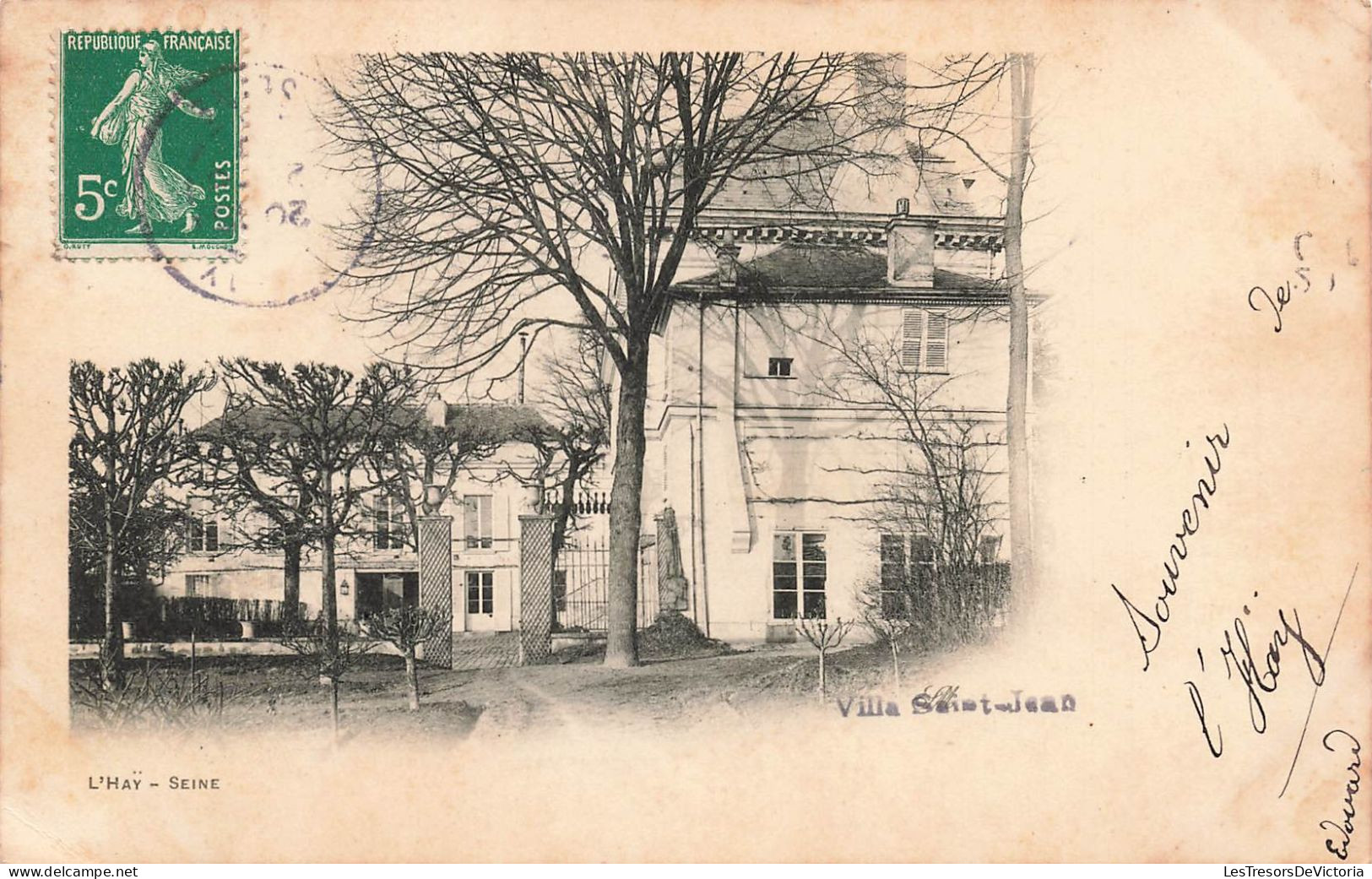 FRANCE - L'Hay Les Roses - Vue Sur La Villa Saint Jean - Carte Postale Ancienne - L'Hay Les Roses