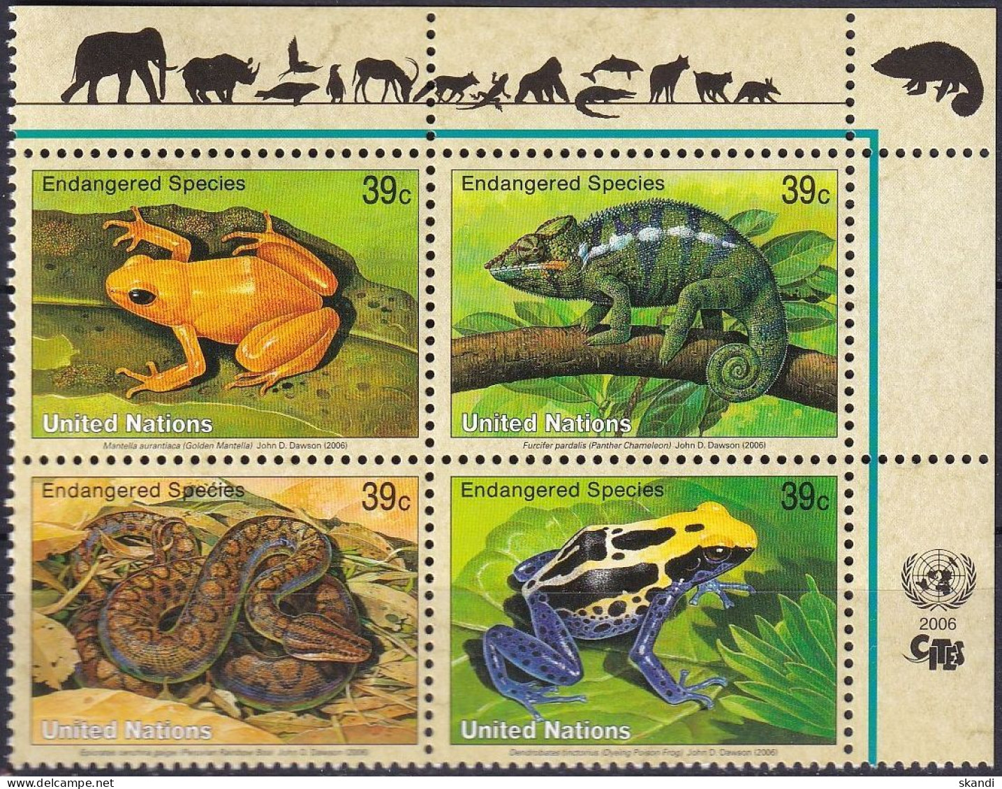 UNO NEW YORK 2006 Mi-Nr. 1015/18 ** MNH - Unused Stamps