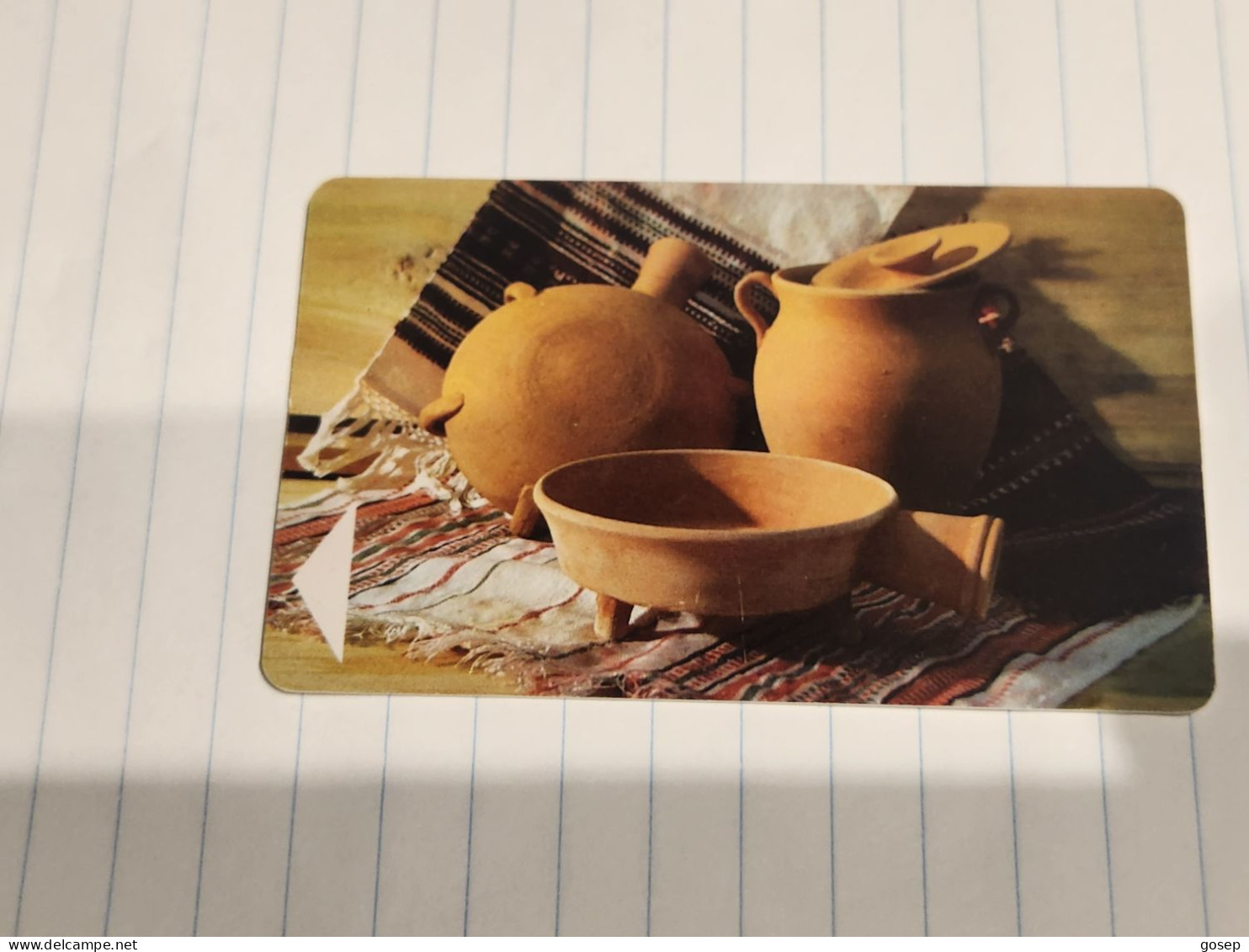 BELARUS-(BY-BLT-055)-Pottery Pots-(74)(SILVER CHIP)(20497)(tirage-65.000)used Card+1card Prepiad Free - Belarus