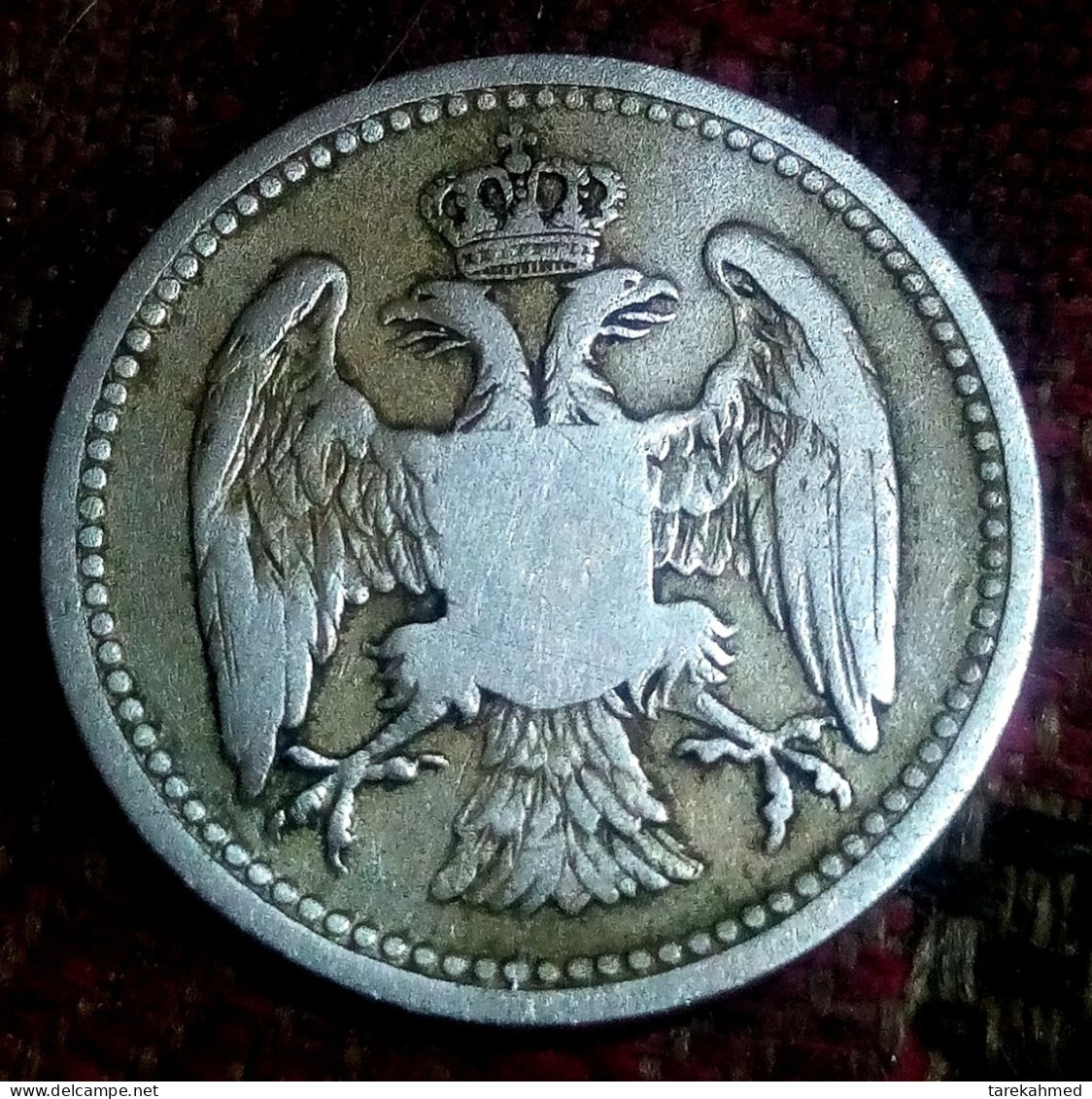 Kingdom Of Serbia , Milan I, 10 Para, 1883, TB+, Copper-nickel, KM:19, Agouz - Servië