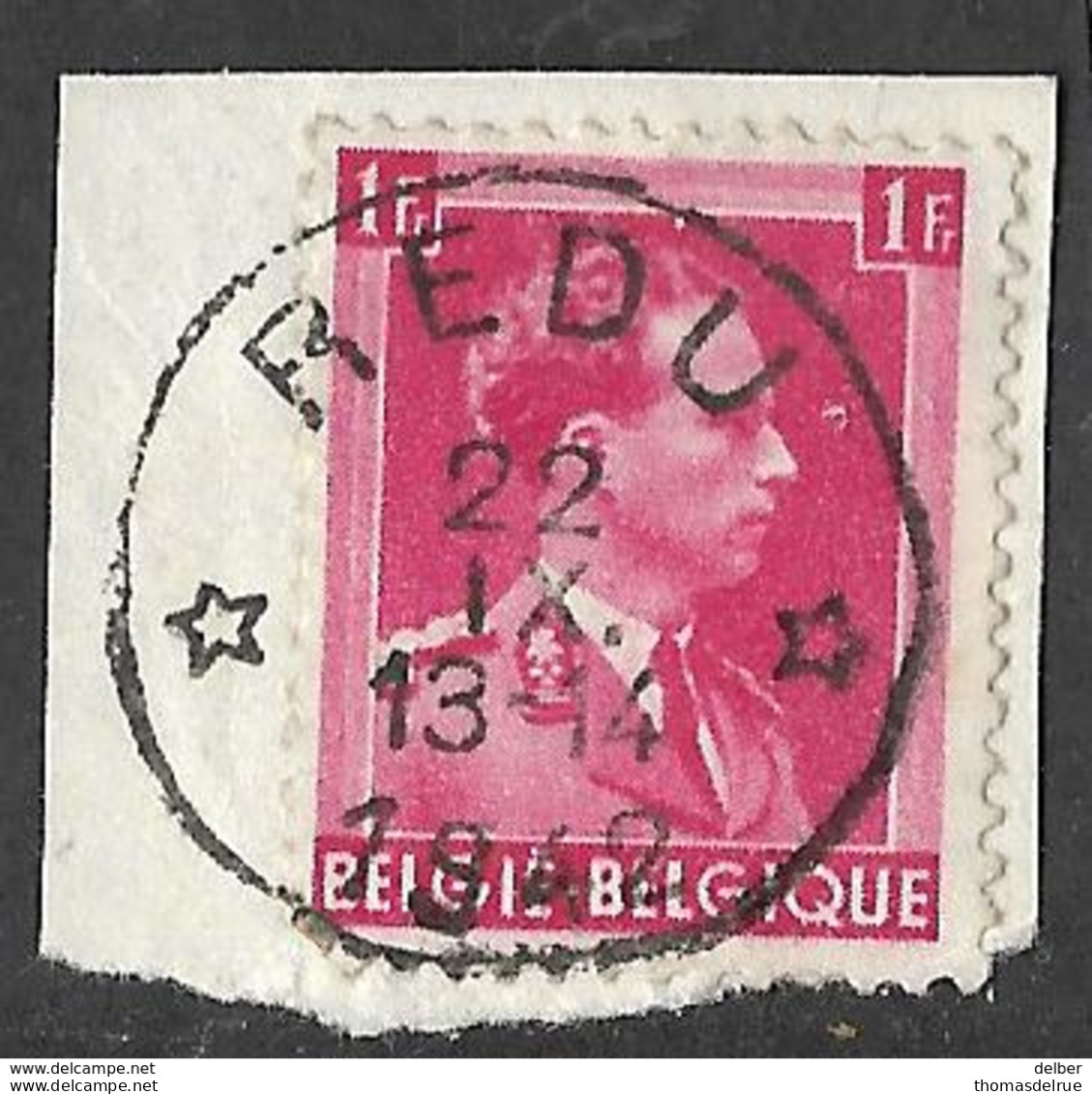 8S-150: N°428: *REDU* : Sterstempel - 1934-1935 Leopoldo III