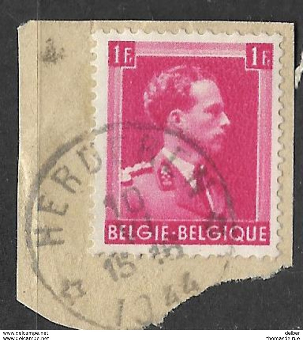 8S-152: N°428: *HERDEREN* : Sterstempel - 1934-1935 Leopoldo III