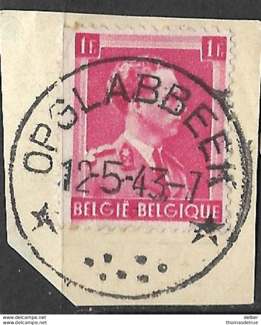 8S-159: N°428: *OPGLABBEEK* : Sterstempel - 1934-1935 Leopold III.