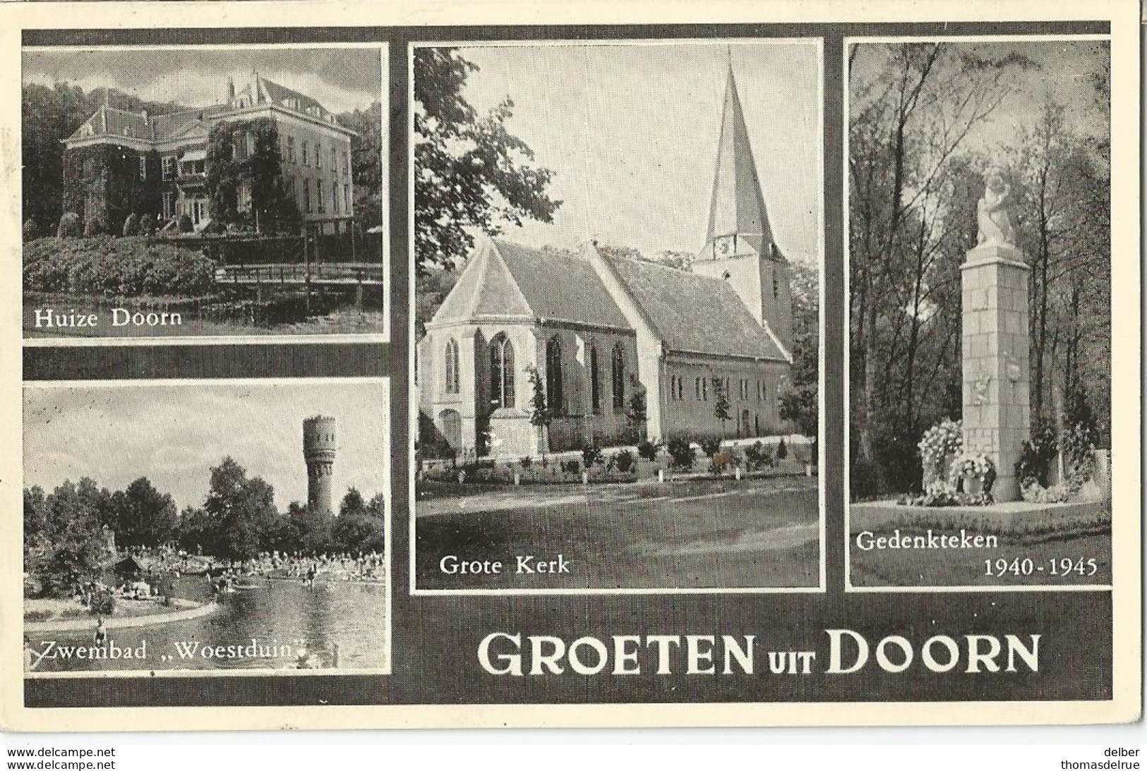 8Eb-829:  Groeten Uit Doorn  1958 - Doorn