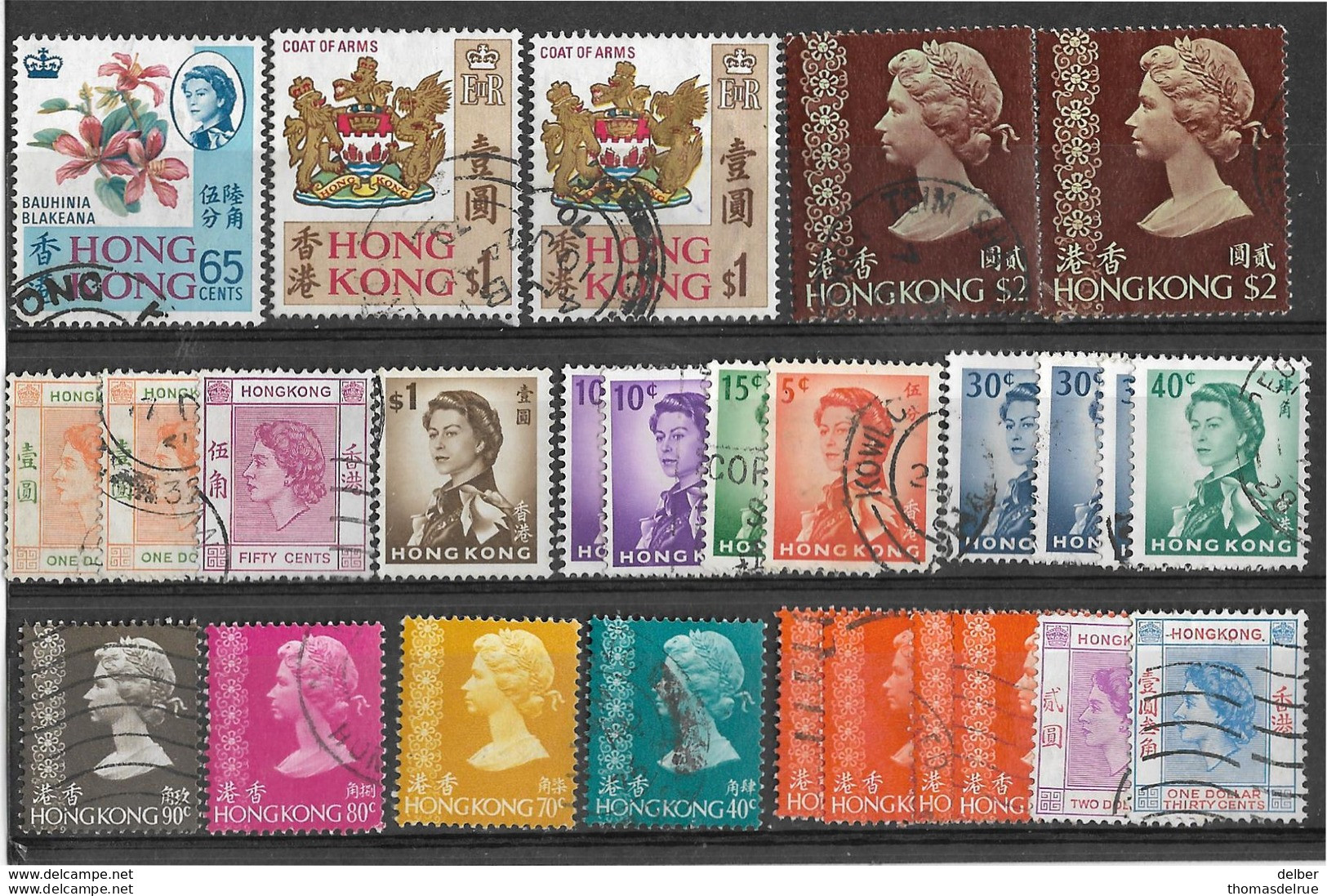 5Ez-655:restje Van +22 Zegels: Hongkong ... Diverse:..om Verder Uit Te Zoeken.. - Used Stamps