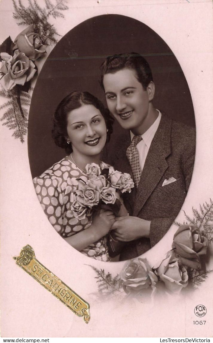 FÊTES ET VOEUX - Sainte Catherine - Un Couple - Médaillon - Carte Postale Ancienne - Saint-Catherine's Day