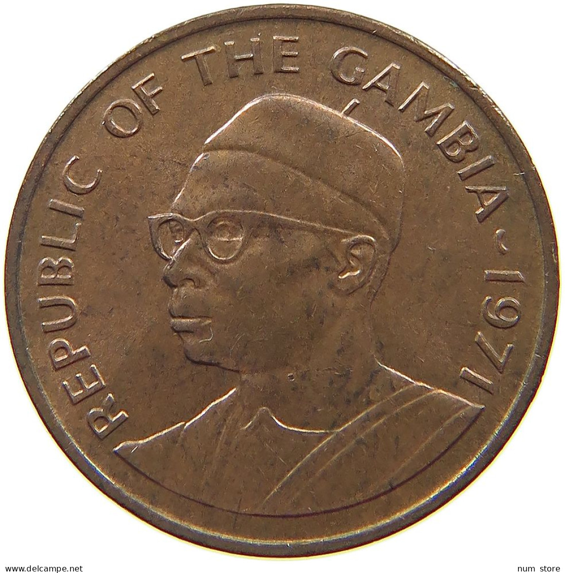 GAMBIA BUTUT 1971  #s062 0501 - Gambie