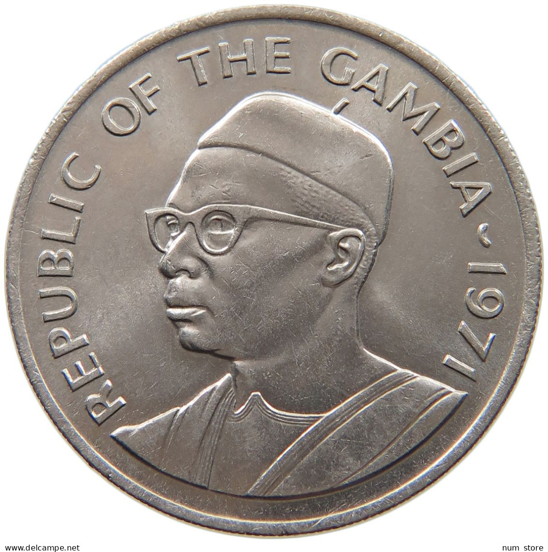 GAMBIA 50 BUTUS 1971  #c006 0499 - Gambie