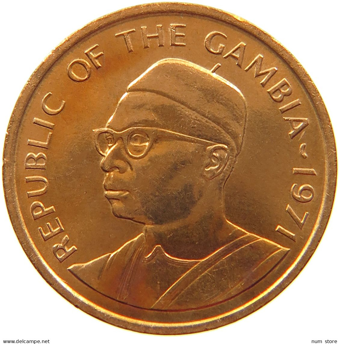 GAMBIA 5 BUTUTS 1971  #s067 0097 - Gambia