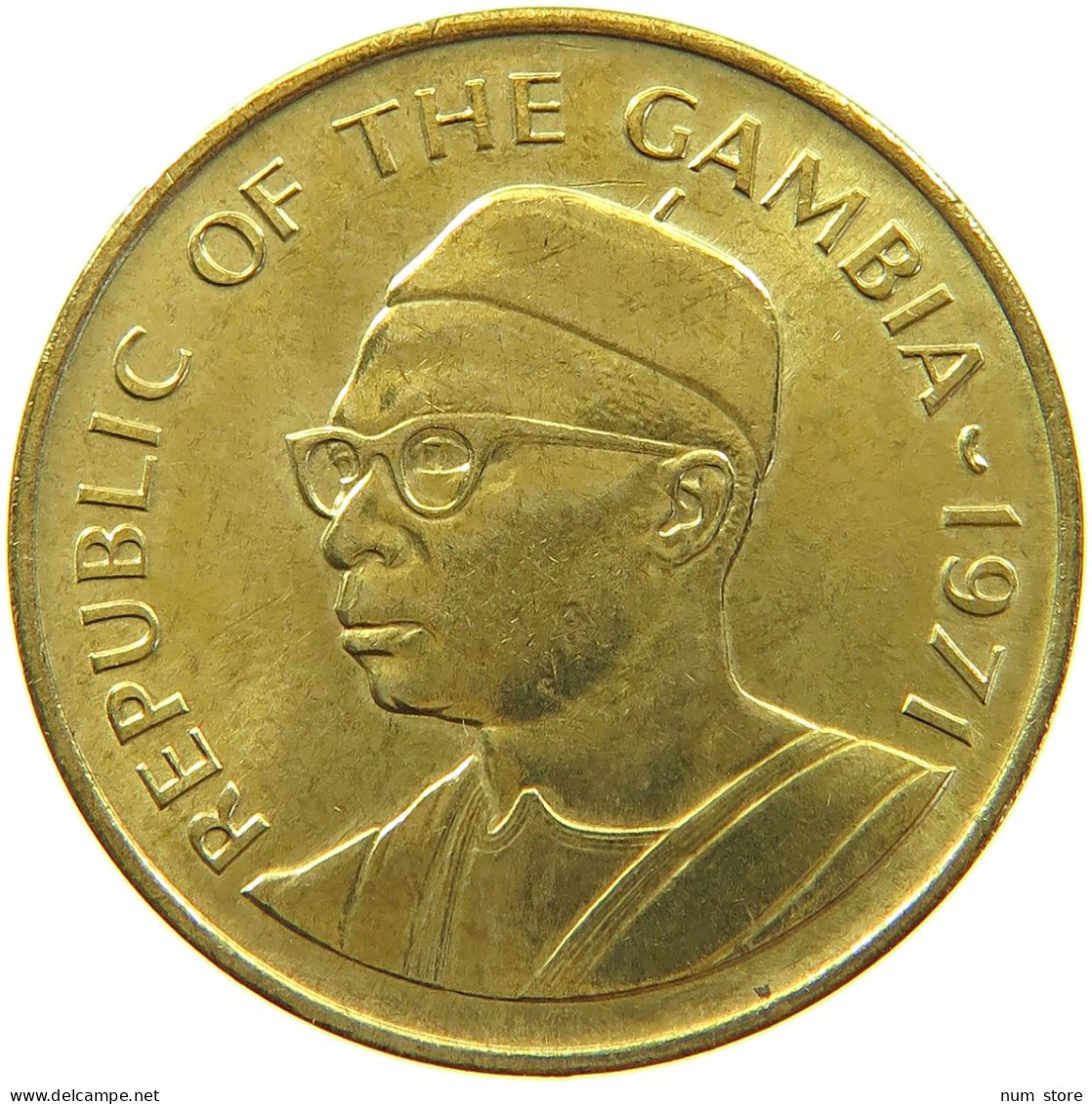 GAMBIA 10 BUTUS 1971  #s020 0299 - Gambie