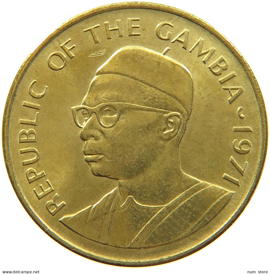 GAMBIA 10 BUTUS 1971  #s020 0287 - Gambia