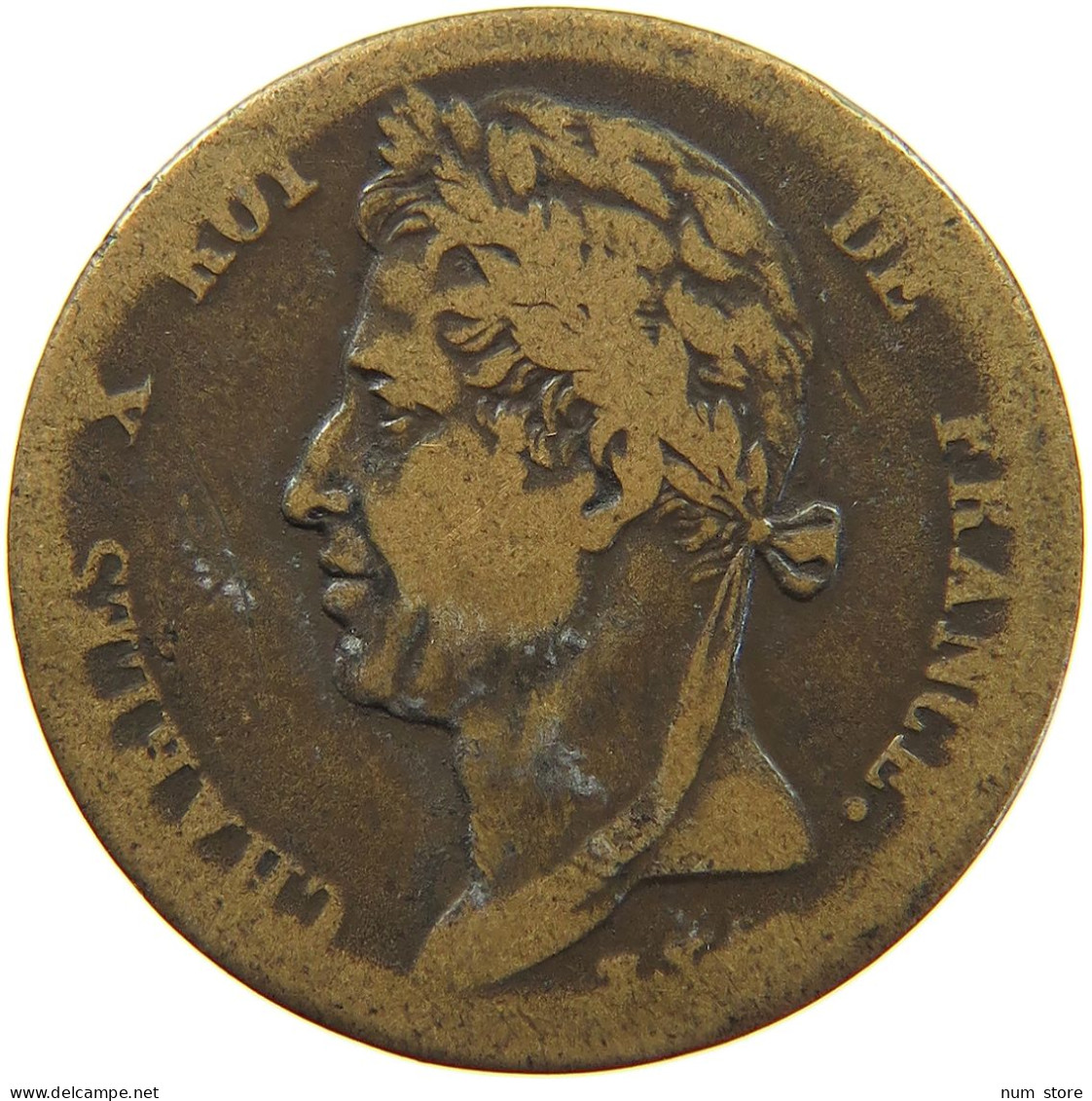 FRENCH COLONIES 5 CENTIMES 1830 A Charles X. (1824-1830) #c061 0069 - Colonie Francesi (1817-1844)