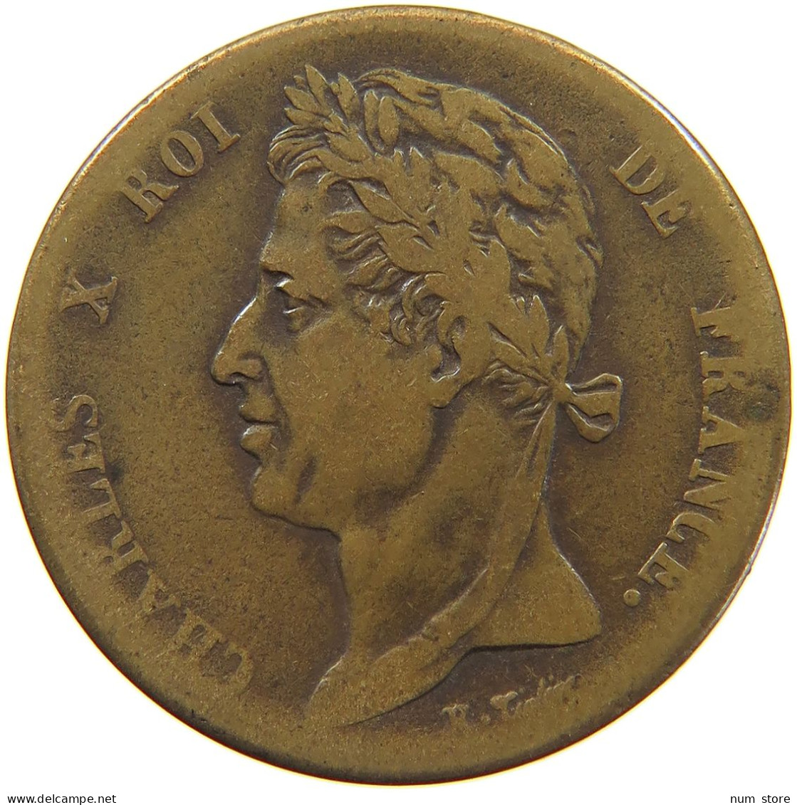 FRENCH COLONIES 5 CENTIMES 1830 A Charles X. (1824-1830) #c061 0067 - Colonie Francesi (1817-1844)