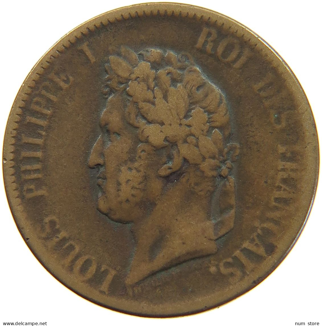 FRENCH COLONIES 5 CENTIMES 1839 A LOUIS PHILIPPE I. (1830-1848) #c061 0061 - French Colonies (1817-1844)