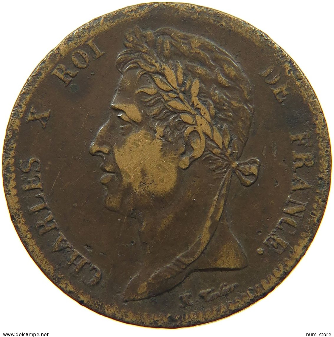 FRENCH COLONIES 5 CENTIMES 1830 Charles X. (1824-1830) #c079 0597 - Franse Koloniën (1817-1844)