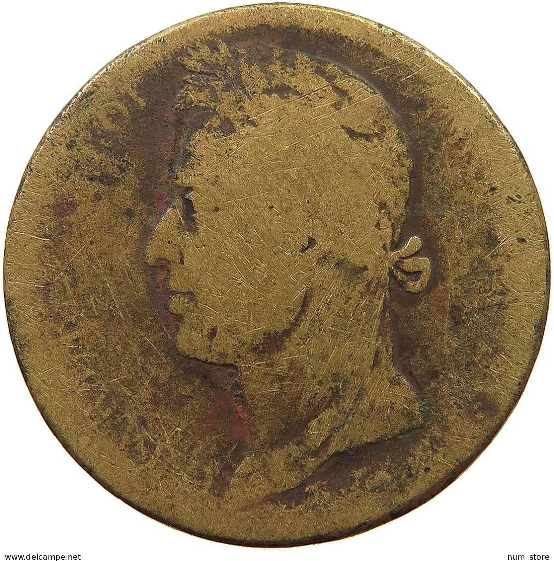 FRENCH COLONIES 10 CENTIMES 1827 Charles X. (1824-1830) #a008 0211 - Colonies Générales (1817-1844)