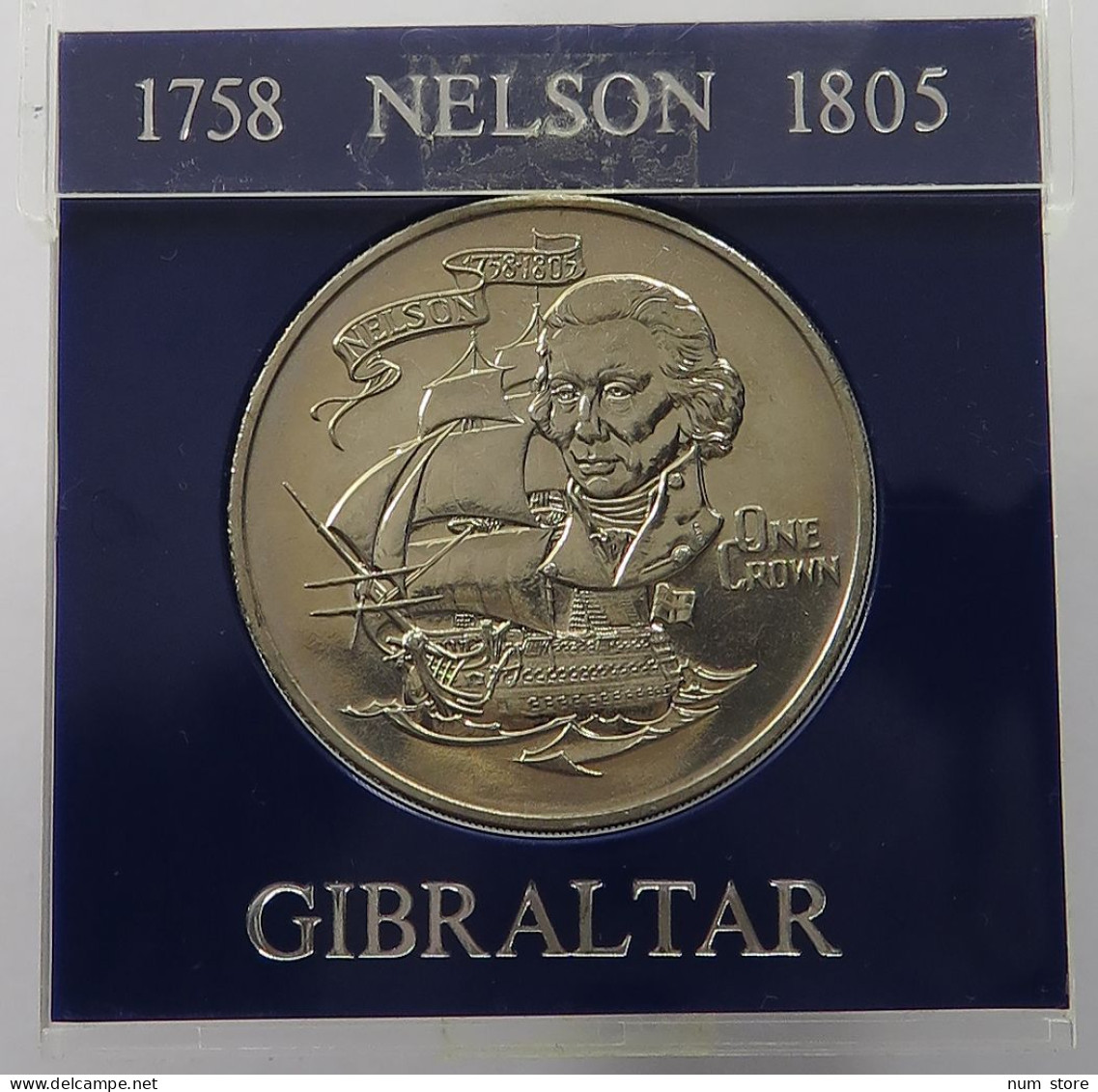 GIBRALTAR CROWN 1980 Elizabeth II. (1952-2022) #sm05 0817 - Gibraltar