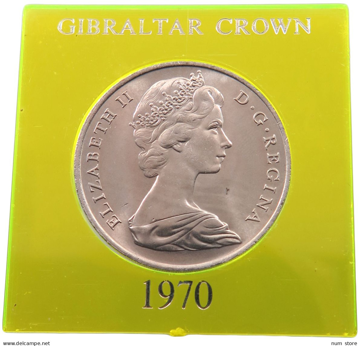 GIBRALTAR CROWN 1970 Elizabeth II. (1952-2022) #sm02 0007 - Gibraltar