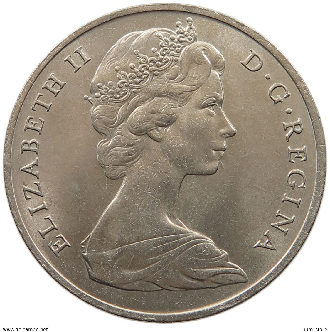 GIBRALTAR CROWN 1967 Elizabeth II. (1952-2022) #c022 0755 - Gibraltar