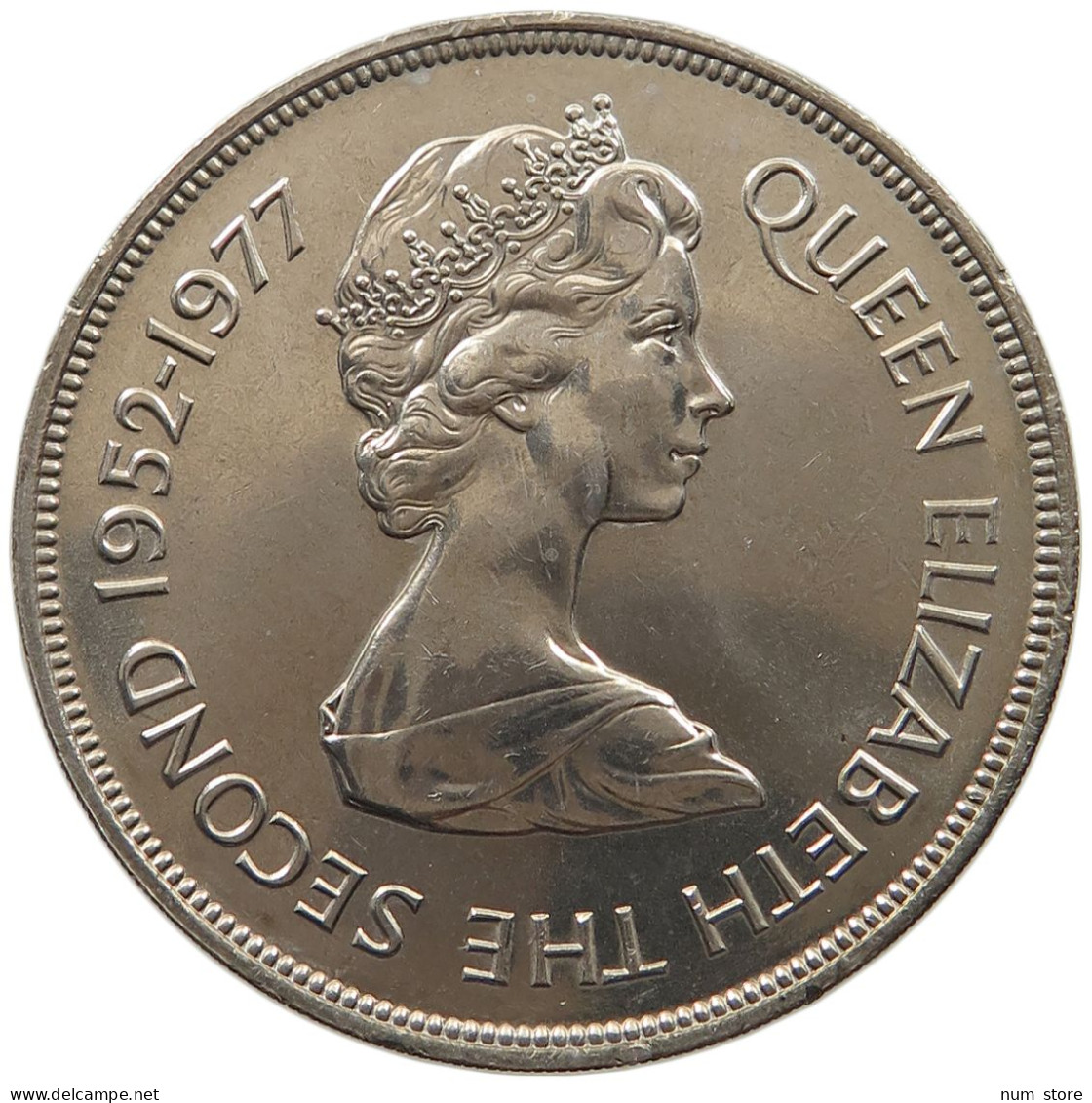 GIBRALTAR 25 PENCE 1977 Elizabeth II. (1952-2022) #c034 0251 - Gibraltar