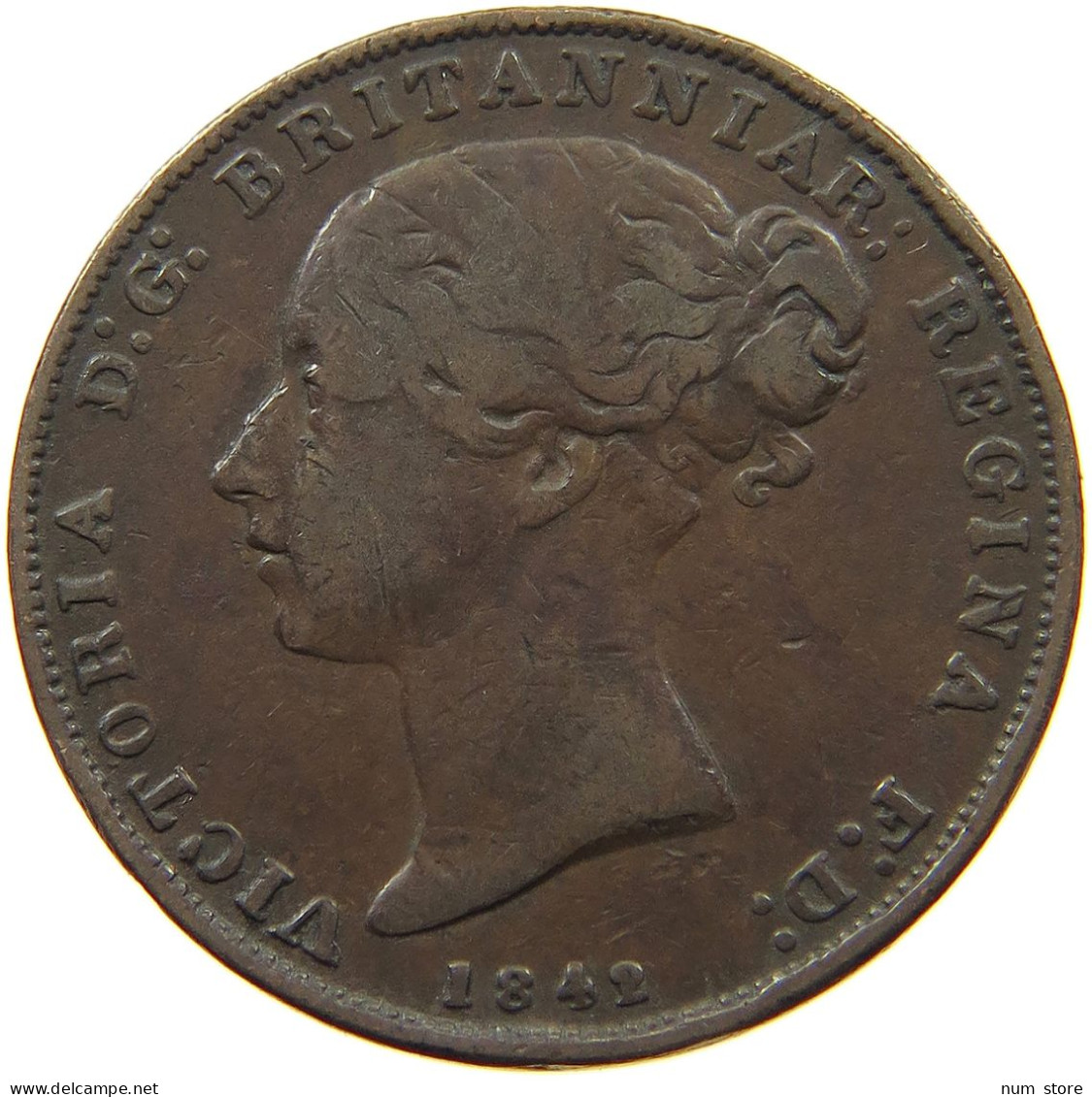 GIBRALTAR 2 QUARTS 1842 Victoria 1837-1901 #t112 0099 - Gibraltar