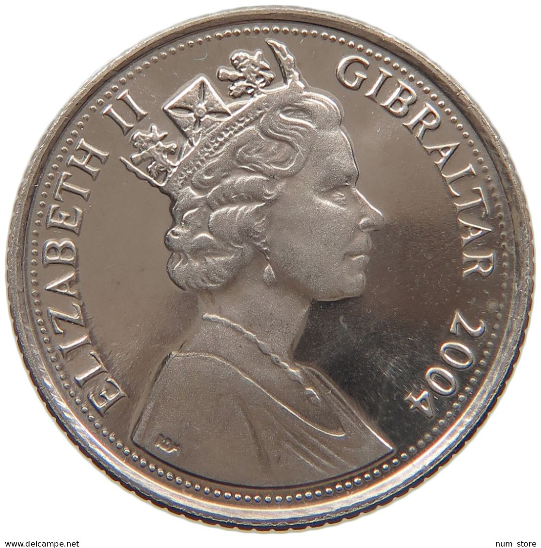 GIBRALTAR 10 PENCE 2004 Elizabeth II. (1952-2022) #c040 0251 - Gibraltar