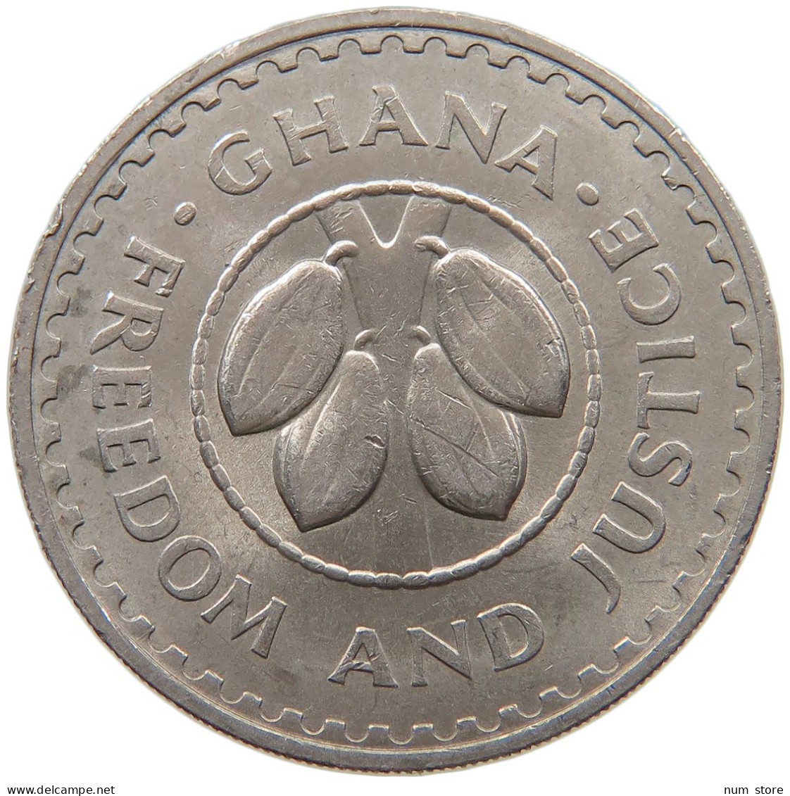 GHANA 20 PESEWAS 1967  #s061 0129 - Ghana