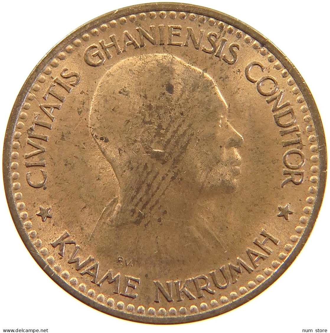 GHANA 1/2 PENNY 1958  #c041 0447 - Ghana