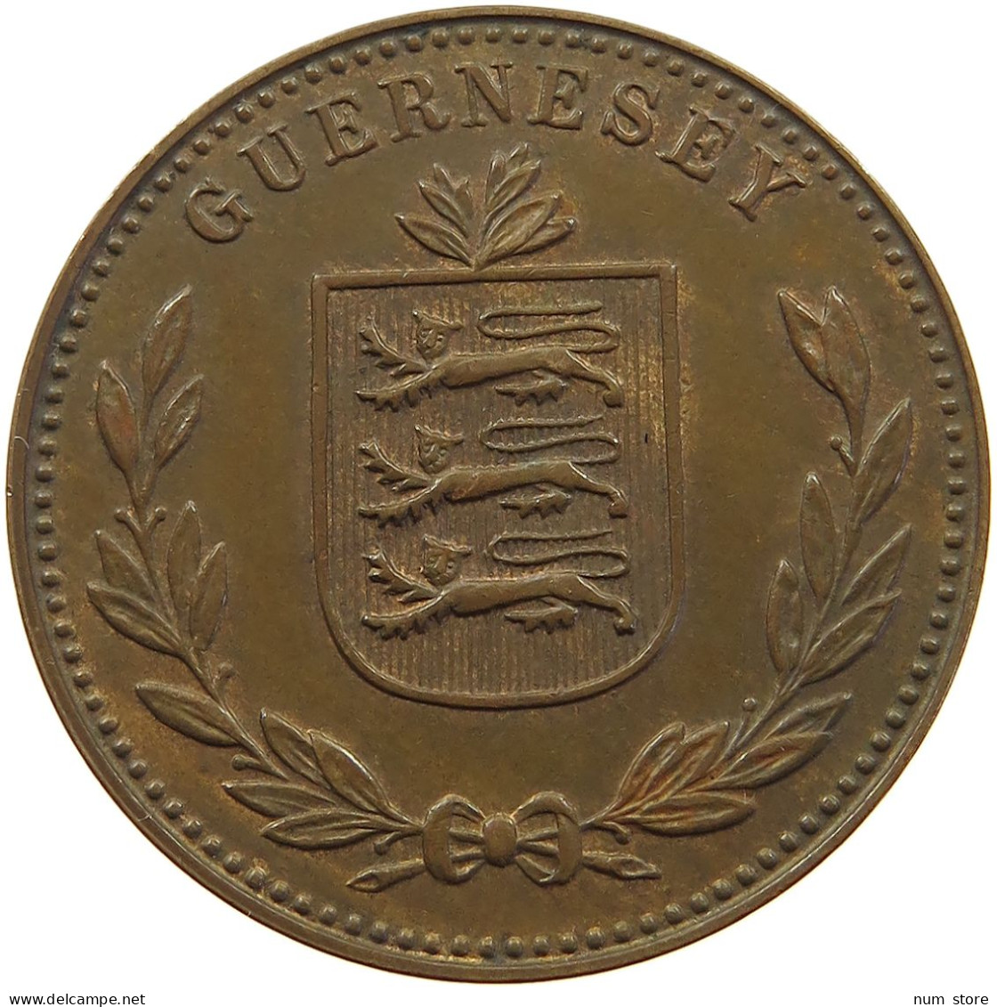 GUERNSEY 8 DOUBLES 1938  #a083 0429 - Guernesey