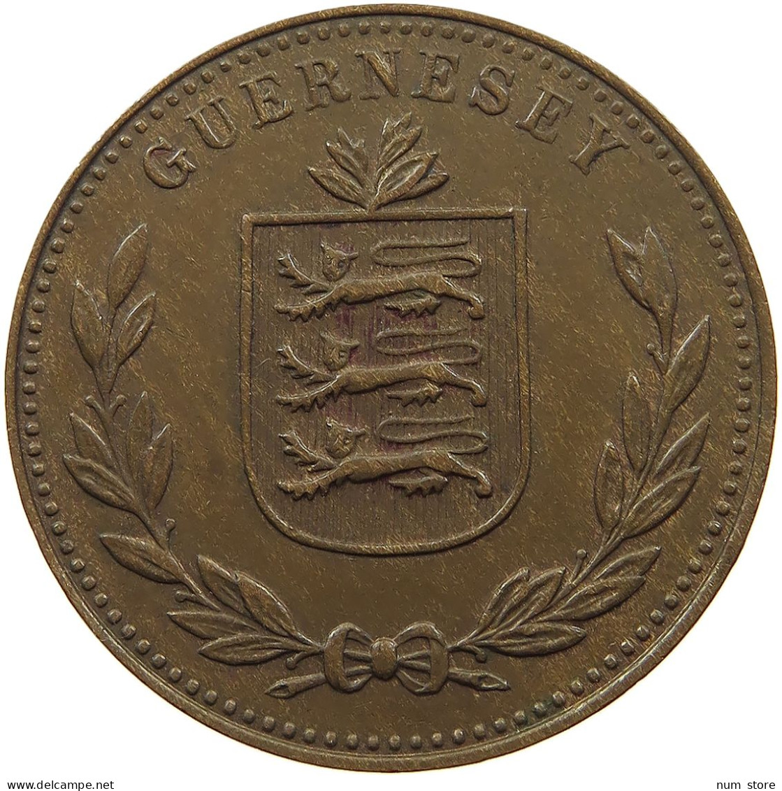 GUERNSEY 8 DOUBLES 1934  #s075 0583 - Guernsey