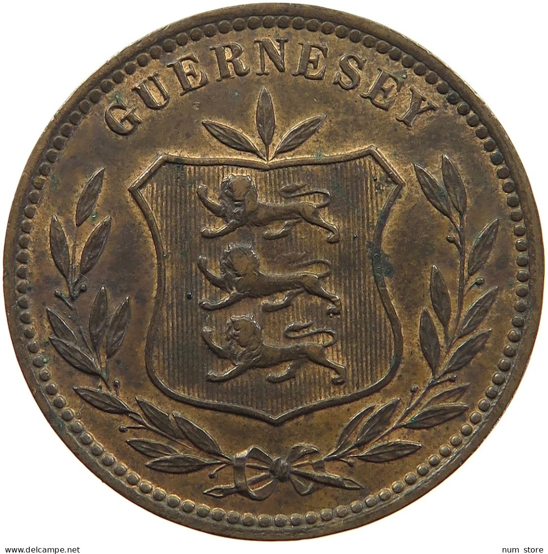 GUERNSEY 8 DOUBLES 1902  #c029 0019 - Guernesey