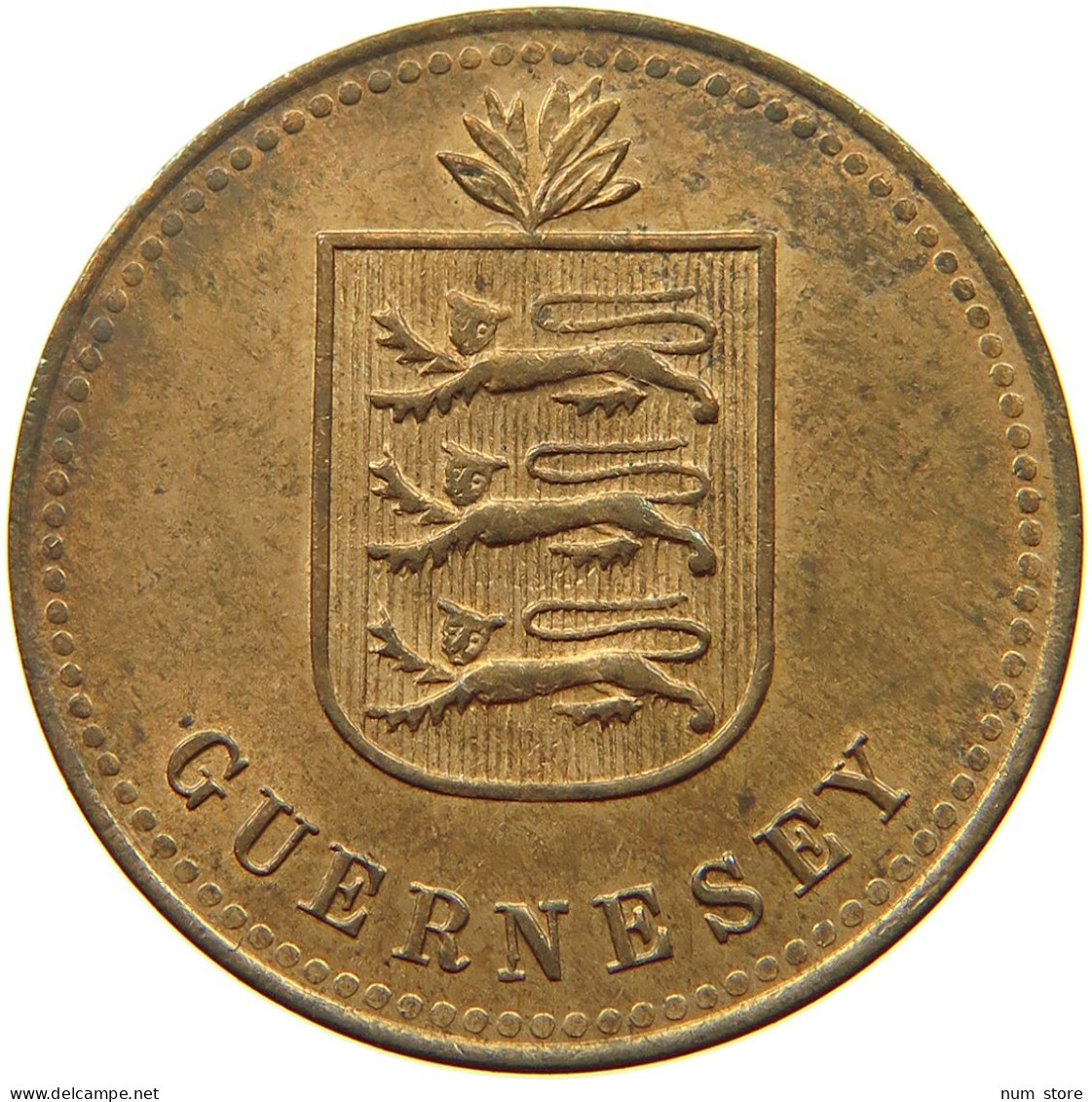 GUERNSEY 4 DOUBLES 1920  #s046 0493 - Guernesey