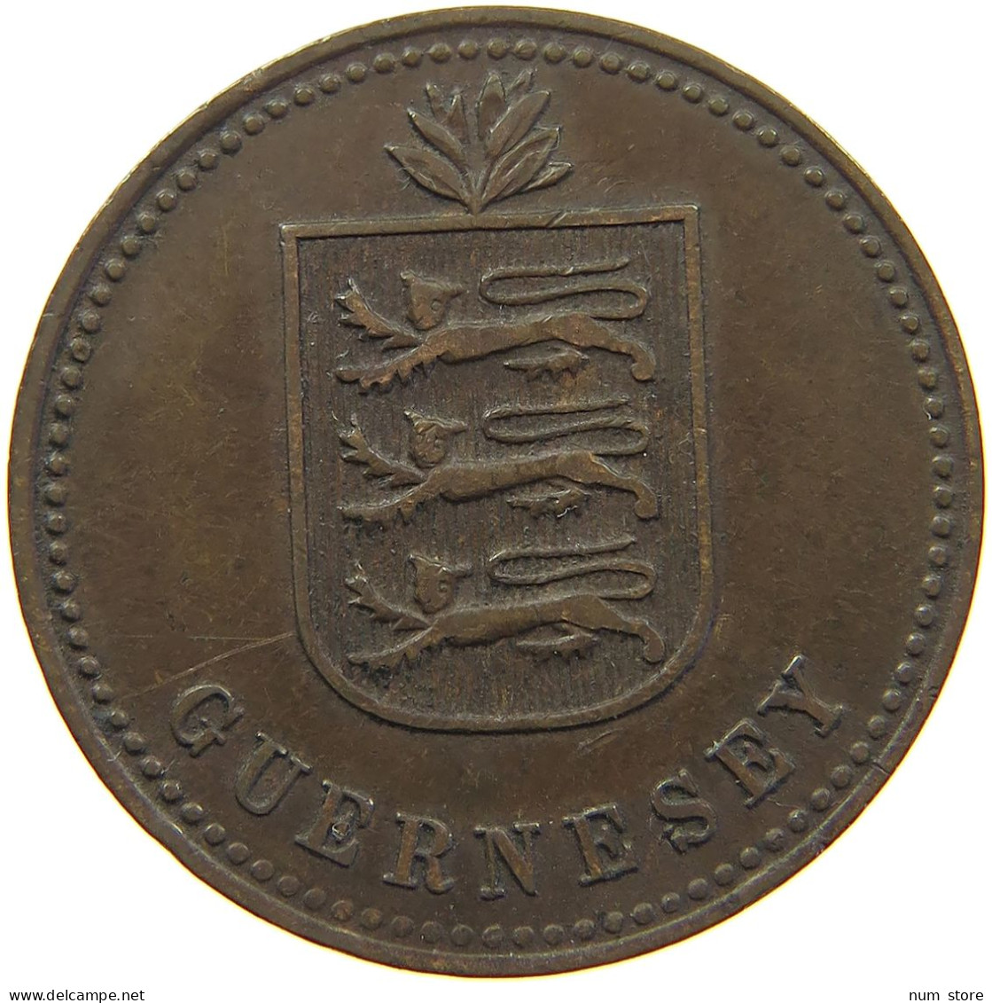 GUERNSEY 4 DOUBLES 1914 George V. (1910-1936) #s029 0279 - Guernesey