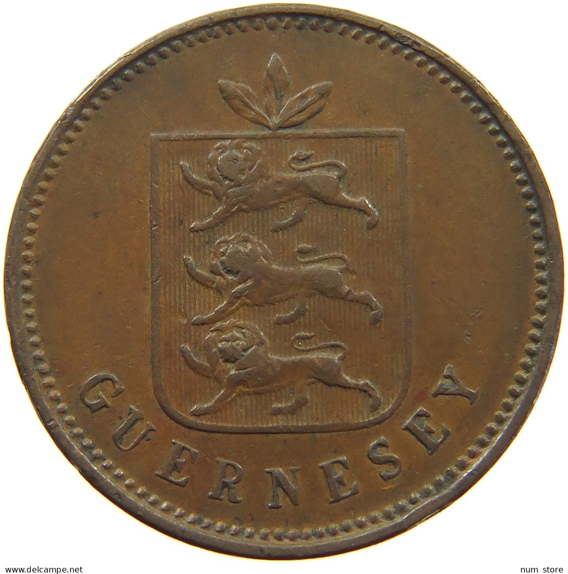 GUERNSEY 4 DOUBLES 1830  #c054 0267 - Guernsey