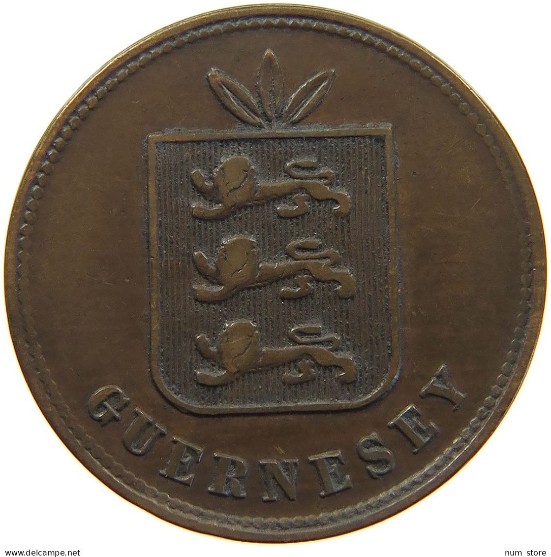 GUERNSEY 4 DOUBLES 1874  #c054 0171 - Guernsey