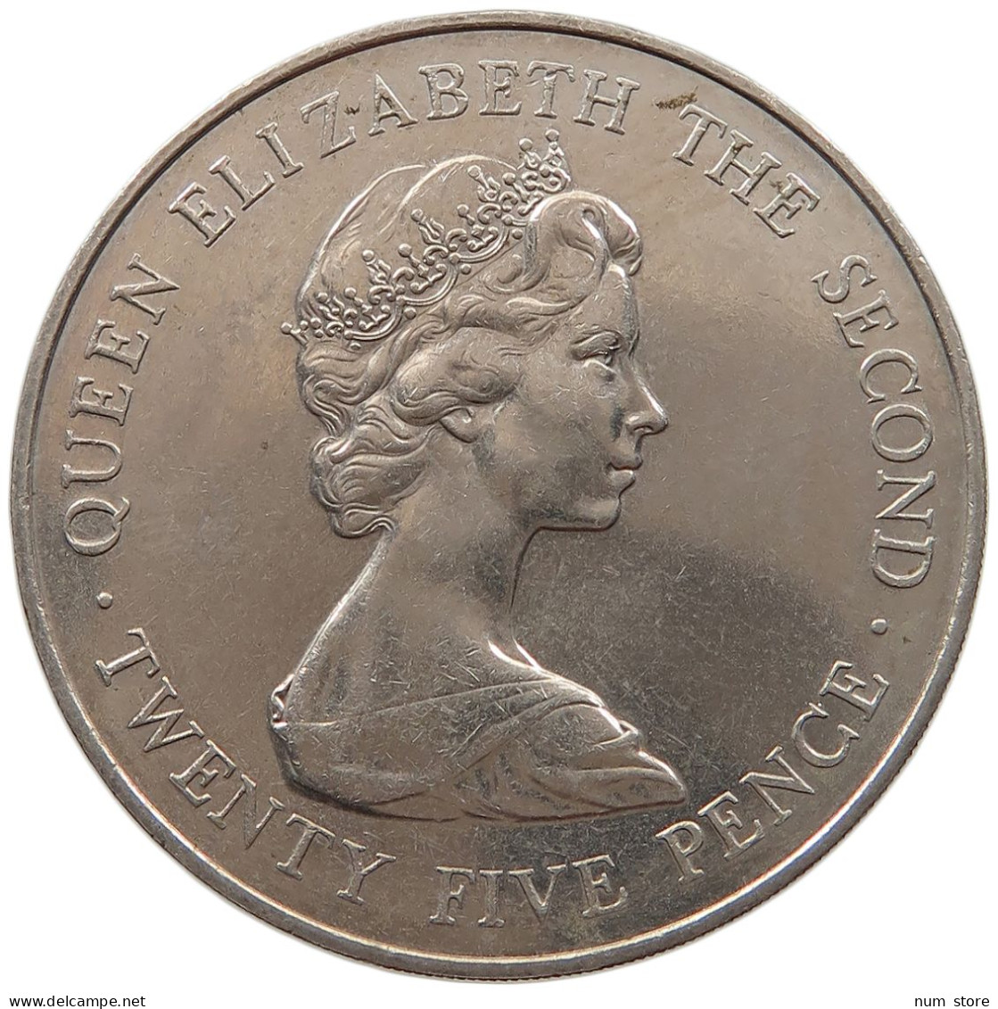 GUERNSEY 25 PENCE 1978 Elizabeth II. (1952-2022) #s008 0437 - Guernsey