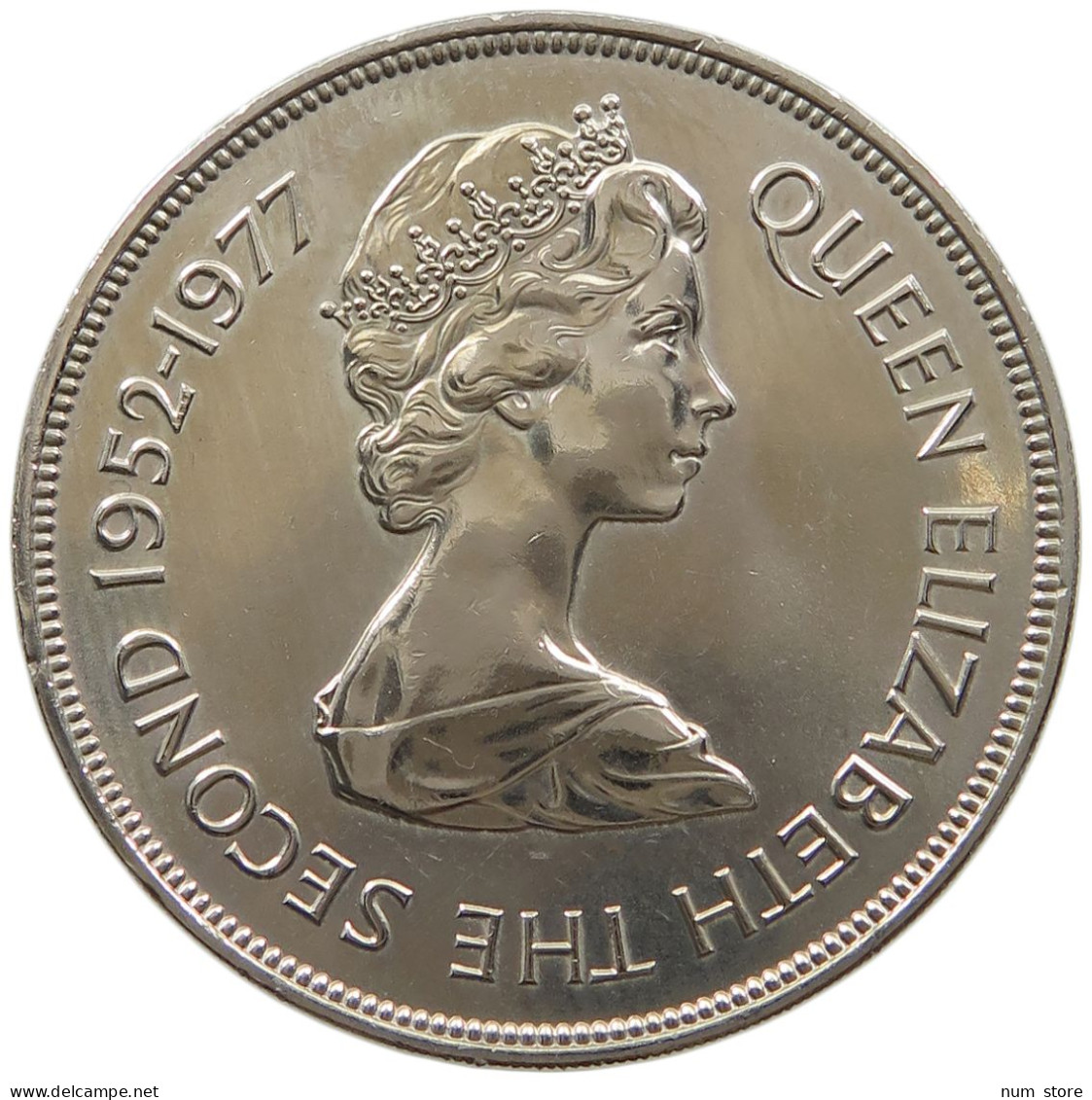 GUERNSEY 25 PENCE 1977 Elizabeth II. (1952-2022) #sm05 0473 - Guernesey