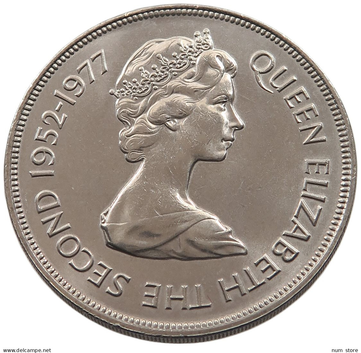 GUERNSEY 25 PENCE 1977 Elisabeth II. (1952-) #alb053 0285 - Guernsey