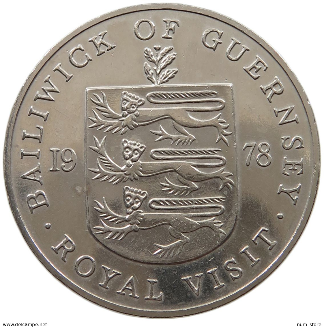 GUERNSEY 25 PENCE 1978  #a096 0291 - Guernesey