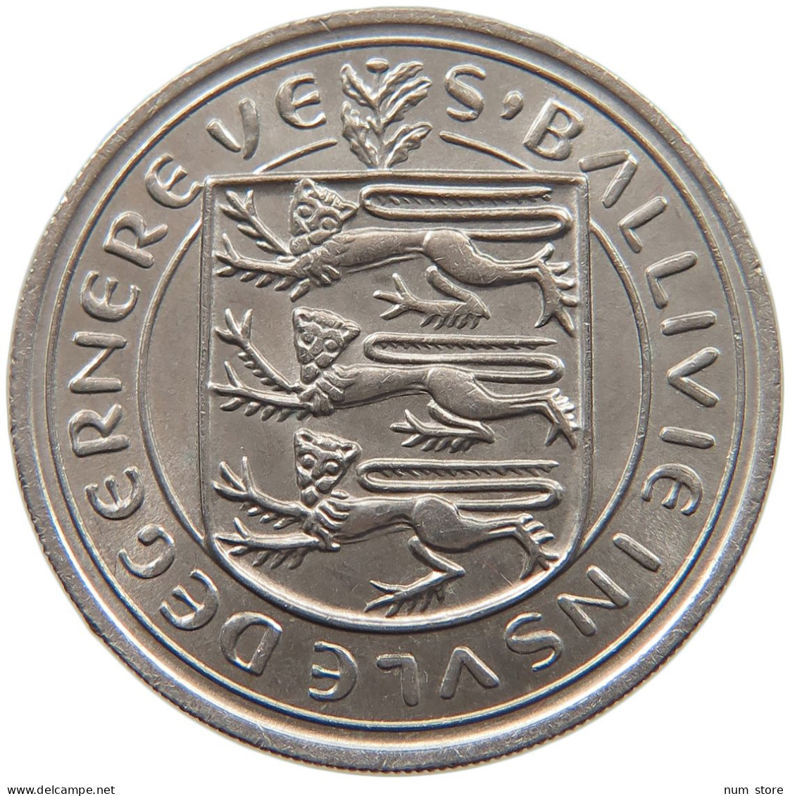 GUERNSEY 10 PENCE 1968 Elizabeth II. (1952-2022) #c005 0005 - Guernsey