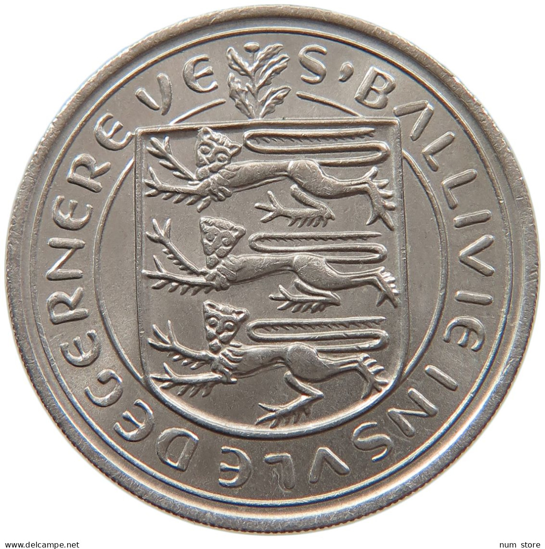 GUERNSEY 10 PENCE 1968 Elizabeth II. (1952-2022) #s019 0059 - Guernsey