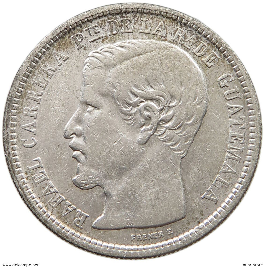 GUATEMALA PESO 1864  #t135 0227 - Guatemala