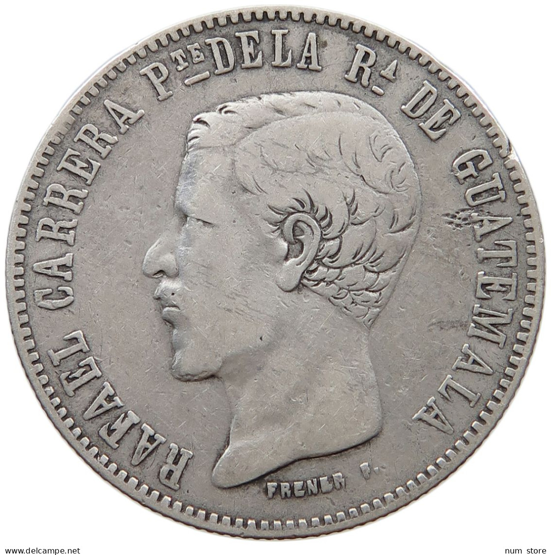 GUATEMALA 4 REALES 1861  #t133 0101 - Guatemala